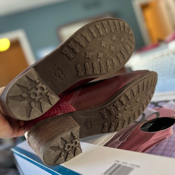 UGG Leather Ankle Booties - Picture 3 of 8